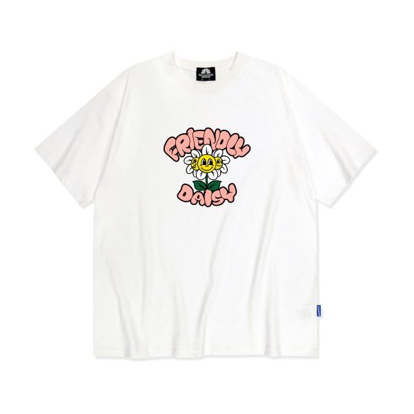트립션 트립션 반팔 티셔츠 반팔티 커플 TRIPLE FLOWERCUP GRAPHIC -
