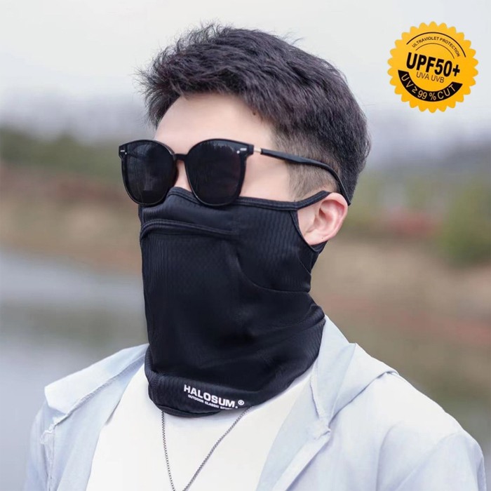 스포츠타입 얼굴스카프 귀걸이 쿨 자외선차단 아웃도어 마스크