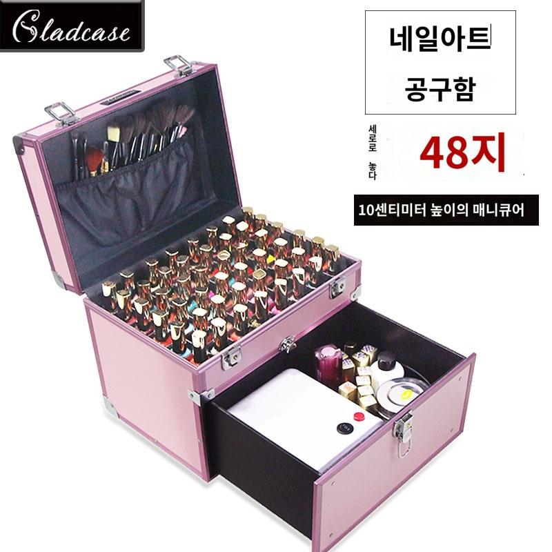 네일 아트 매니큐어 정리 박스 휴대용 가방