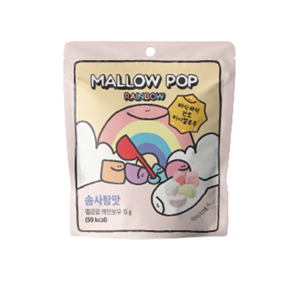 멜로팝 멜로팝 레인보우 솜사탕맛 15g
