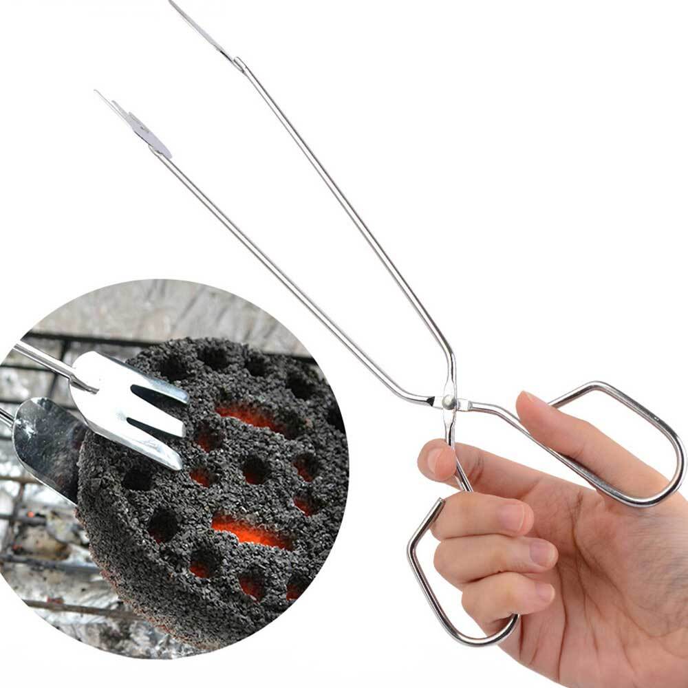 숯 집게 포크형 캠핑숯 쓰레기 숯불 바베큐 치킨