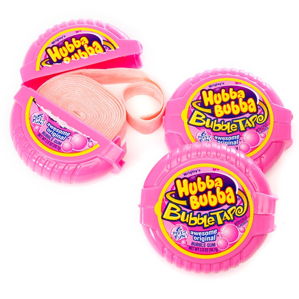 UNKNOWN UNKNOWN 후바부바 버블 테이프 껌 3개 Hubba Bubba Bubble Tape Gum 3ct 56 7g
