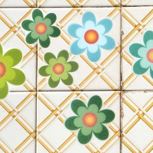 미끄럼 방지 스티커 꽃 20P