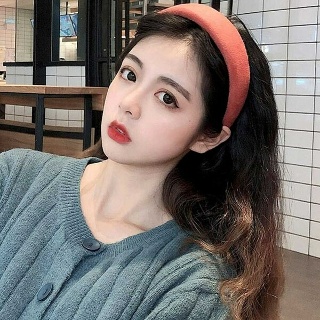 여자 겨울 데일리 비비드컬러 와이드 머리띠