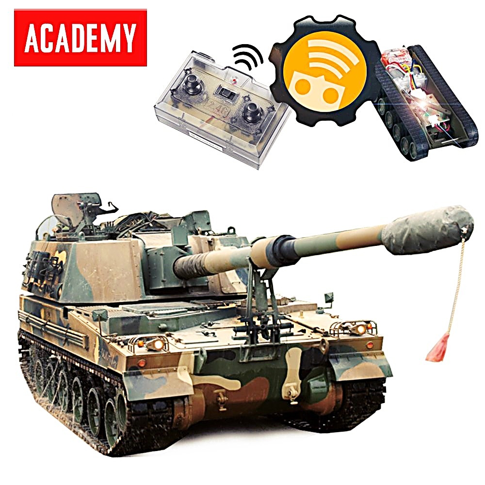 무선RC탱크 무선리모컨 아카데미 K9자주 프라모델 조립 AC316