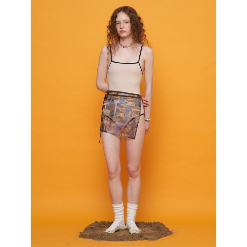 샌드사운드 Beach Coverup Setup Skirt Print MS458ZW67E