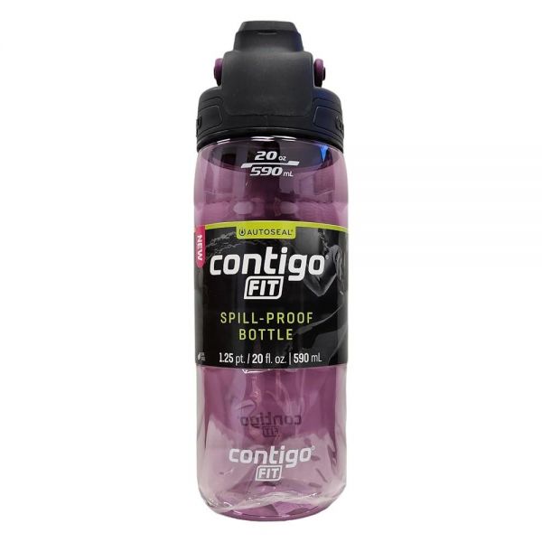 콘티고 Contigo Fit Autoseal 트라이탄 흘림 방지 병 포도 20온스17 Pt590ml 307642