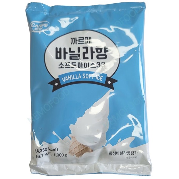 대호식품 대호 까르페데이 바닐라향 소프트아이스33 5개 1kg
