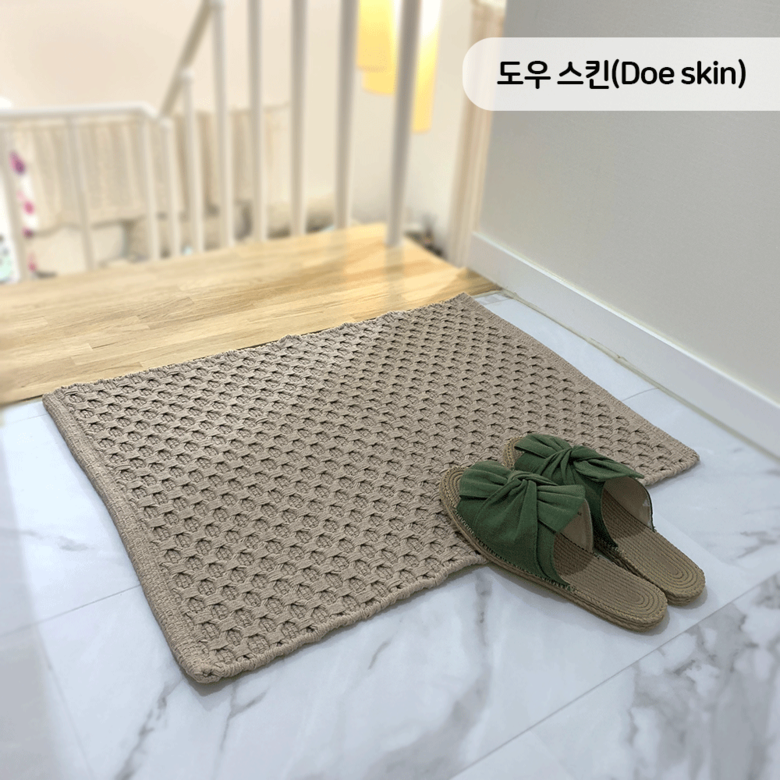 엠에스카페트 트렐리스 화장실매트 S 45x65 도우스킨