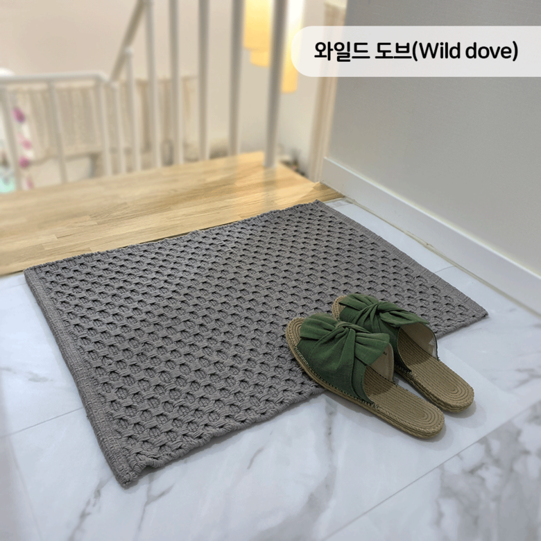 엠에스카페트 트렐리스 화장실매트 M 50x80 와일드도브