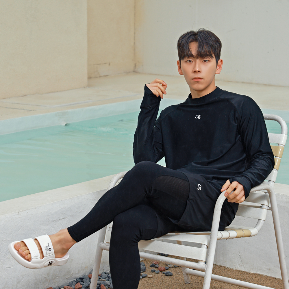 동호상사 유세븐 유세븐 기능성 트레이닝 래쉬가드 다용도 긴팔 티 L 100