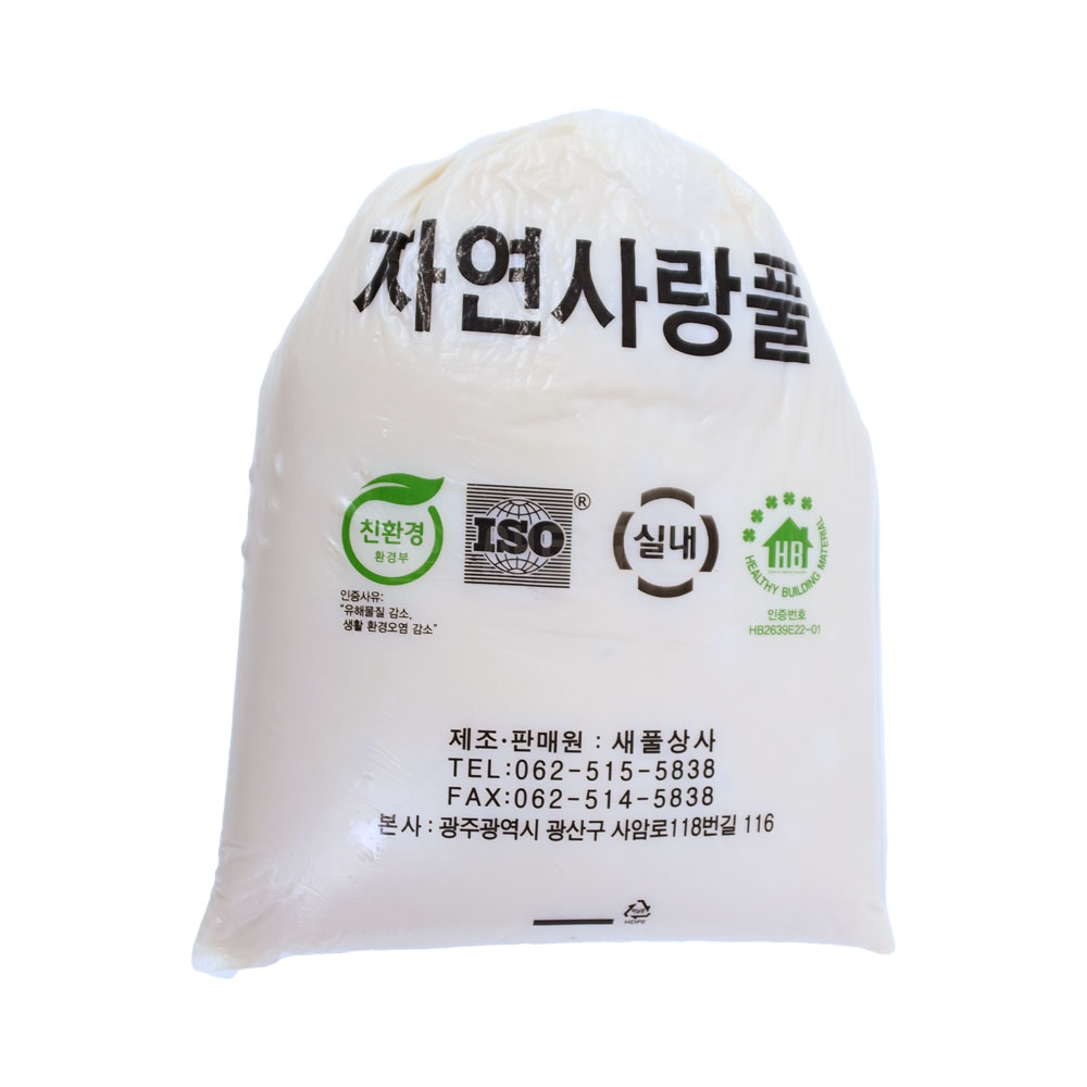 한지장판 한지 도배풀 친환경 지물용풀 6 8kg 1개