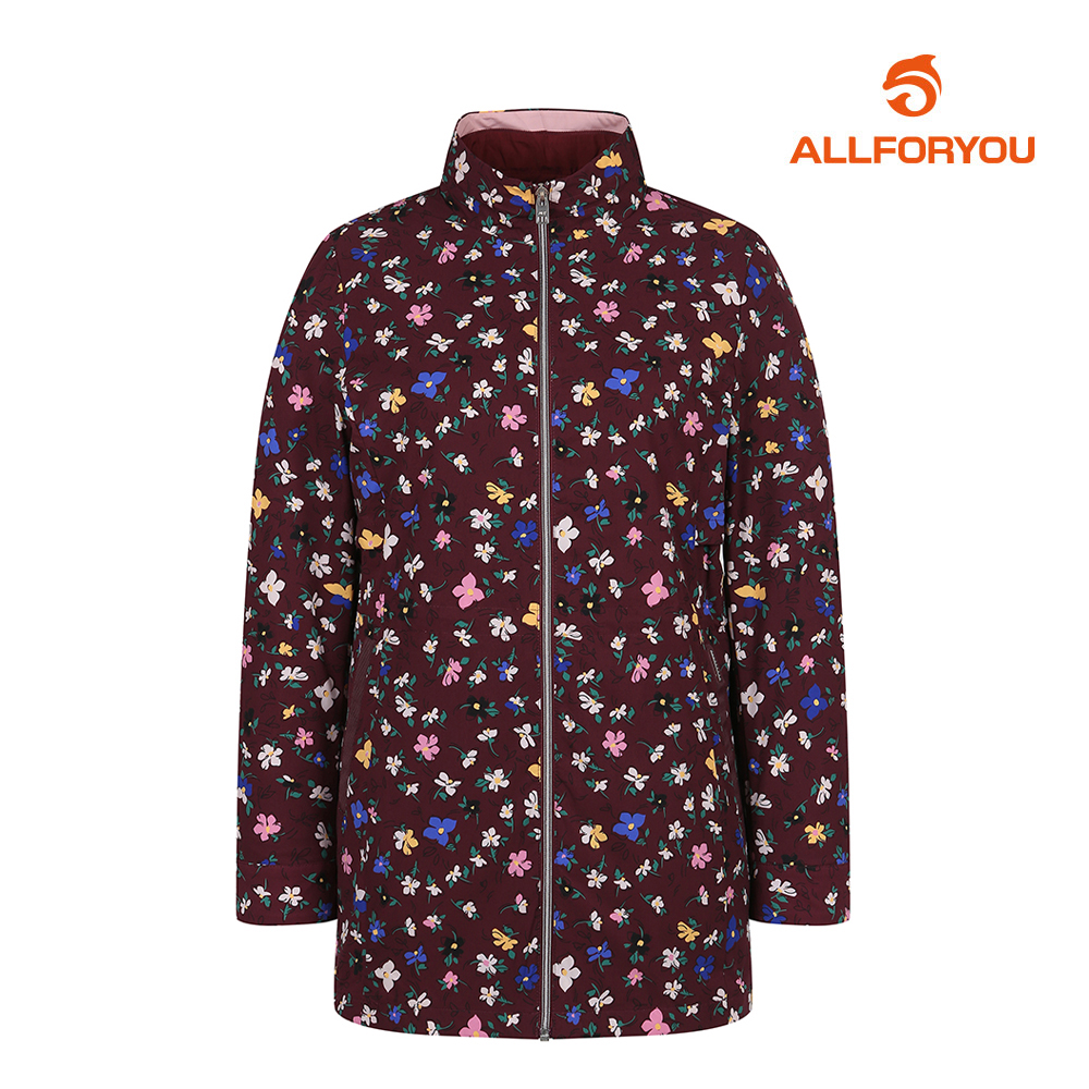 올포유 올포유 FW 여성 플라워 프린트 점퍼 AWJUJ7311-415