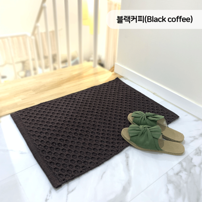 엠에스카페트 트렐리스 화장실매트 M 50x80 블랙커피