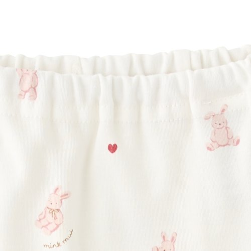 서양네트웍스 밍크뮤 밍크뮤 24F W출산선물 IV 러브루루모달내의뮤베이직골지단말세트 34A70-054-15 34A14-810-02