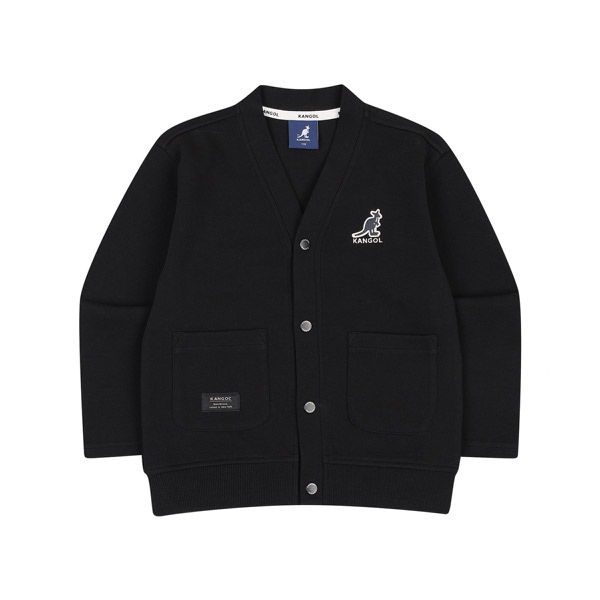 캉골키즈 캉골키즈 로고 저지 점퍼 QC 0003 다크 그린 AQCCJP00030DN