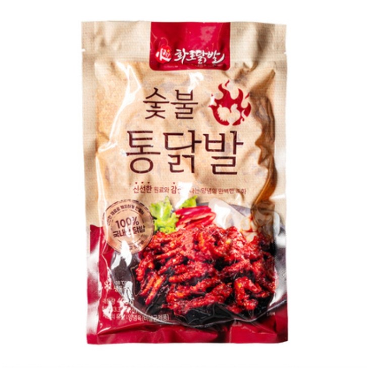 화로닭발 숯불통닭발 400g 15개