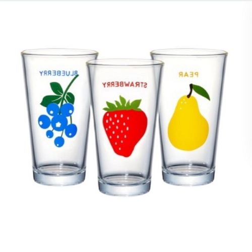 도나티 과일그래픽 유리컵세트 470ml