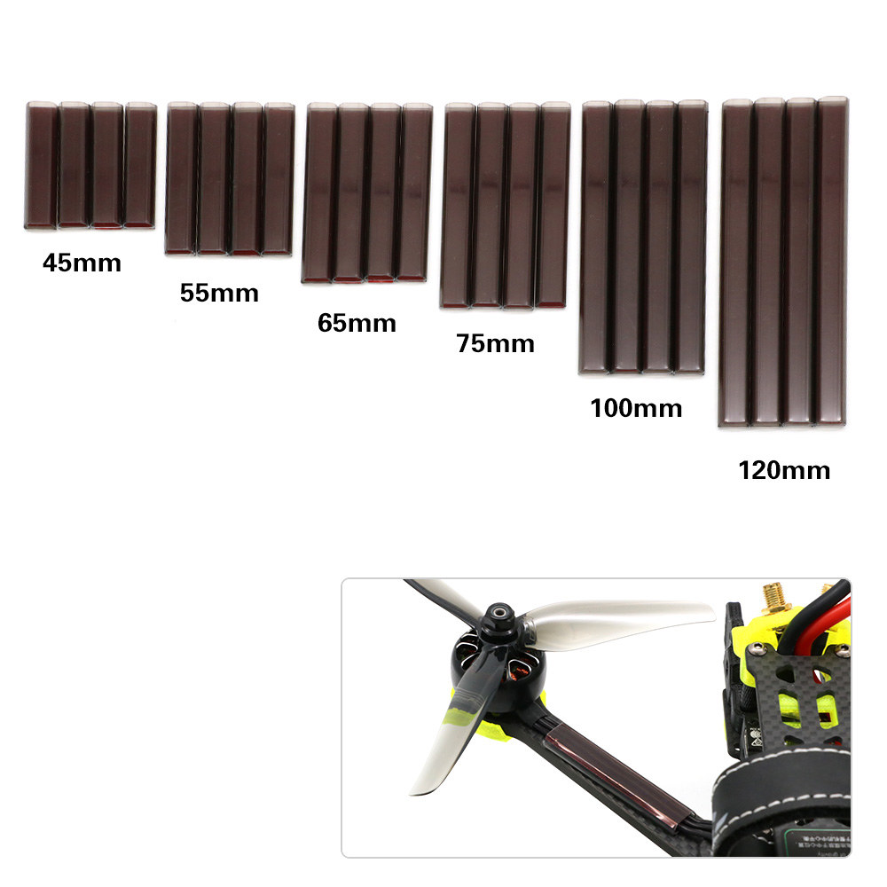 4pcs 너비 Rc 모터 와이어 커버 보호 튜브 쉴드 RC FPV 무 용