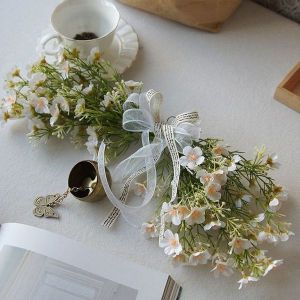 상큼한 체리블라썸 조화 도어벨 현관 문종 가렌더 1P