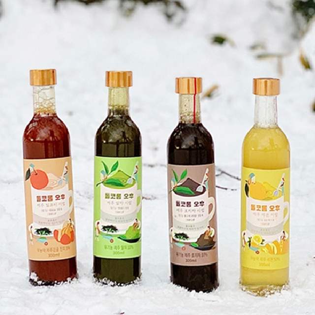 제철진미 돌코롬오후 차 레몬 말차 밀크티 호지차