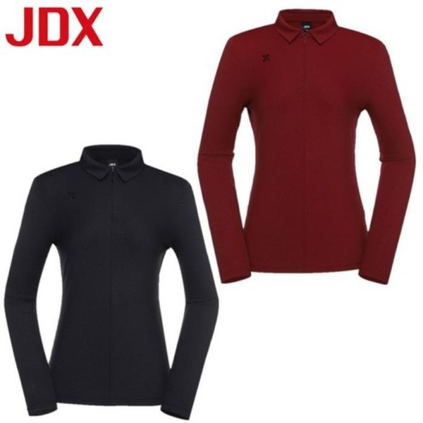 제이디엑스 JDX 여성 골지 반집업 제에리 브릭 X1TLTZ7404