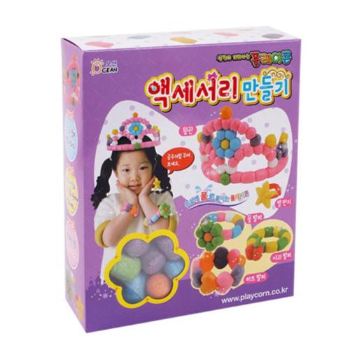 플레이콘 악세사리 팔찌 반지 DIY 만들기 세트 6개월아기장난감 어린이집