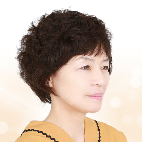 유로헤어 100 인모 항암용 전체가발 통가발 301 마샤 3-진한갈색 1개