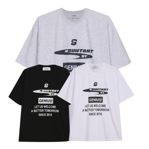 모로엠 SUNTART 국산 레터링 그래픽 반팔티 RM-TSH-Q043