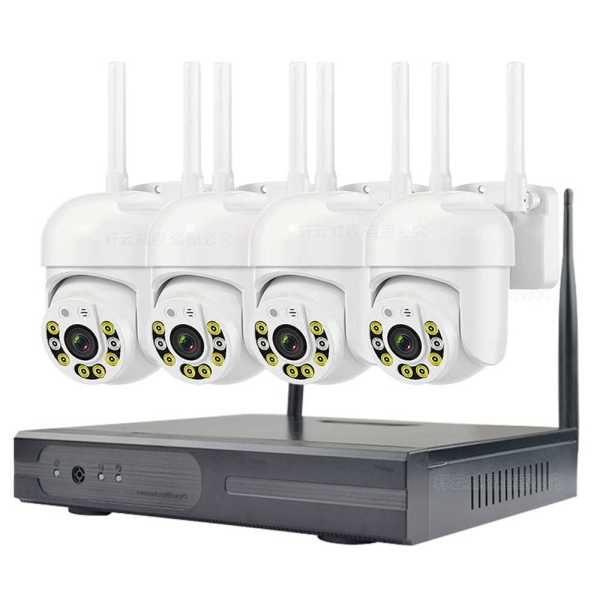 CCTV 보안 카메라 세트 회전형 실내 통신 무선 녹화기