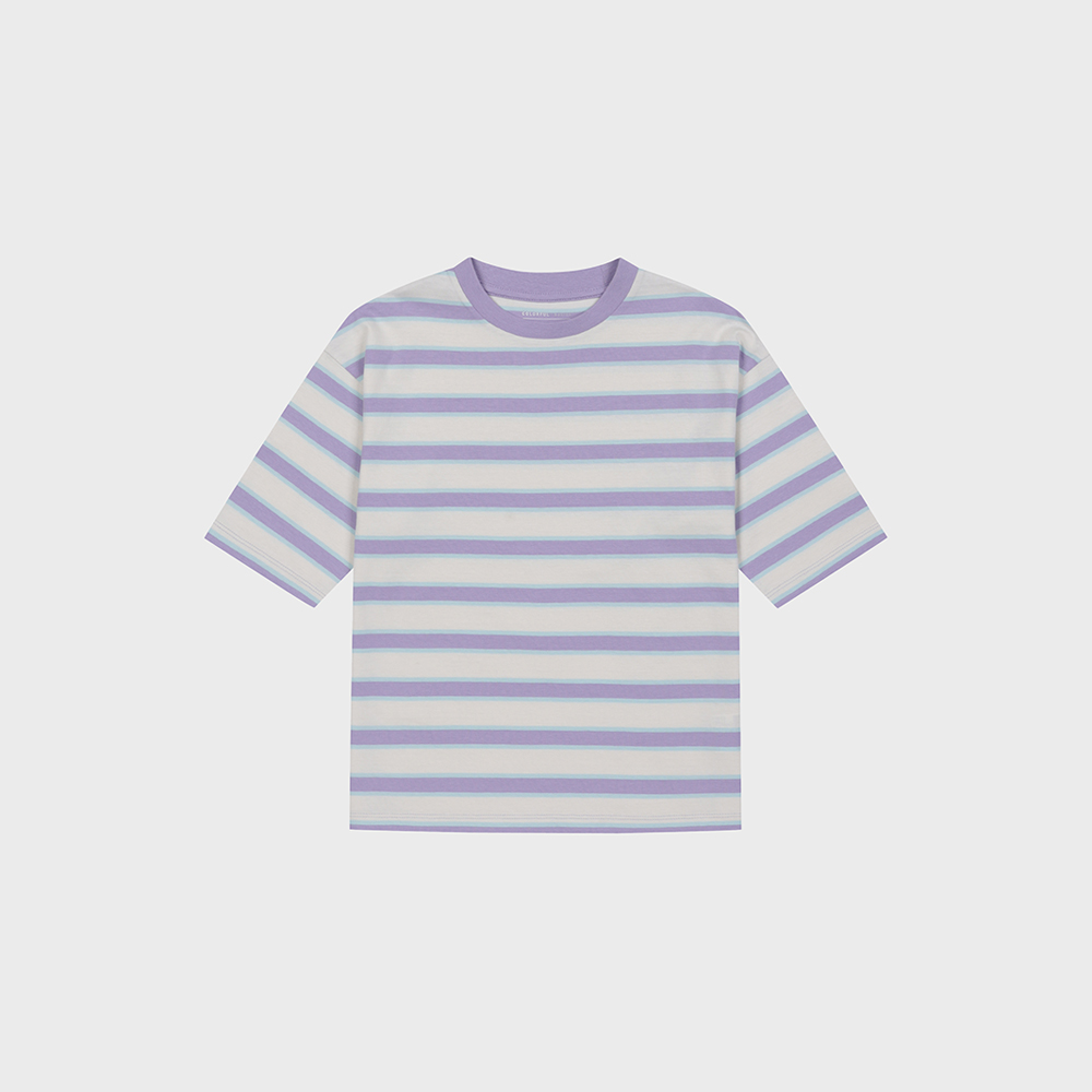 탑텐키즈 멀티 스트라이프 7부 티셔츠 MKD3TS3001