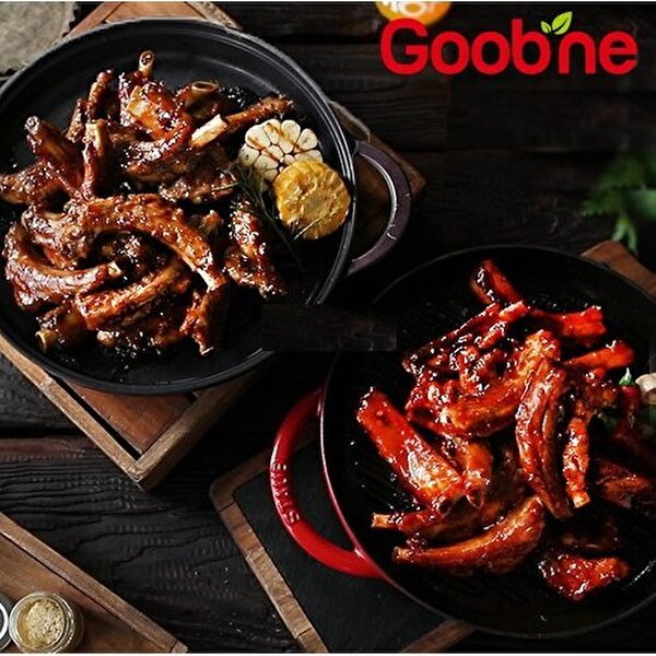 굽네치킨 굽네 쪽갈비 갈비천왕맛450g x 2팩 볼케이노맛 450g x 1팩