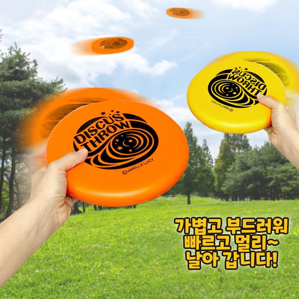 원반던지기 캐치볼 플라잉디스크 스포츠 원반 놀이