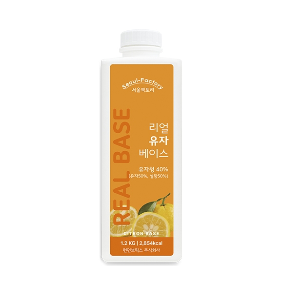 서울팩토리 리얼유자베이스 1 2kg x 2개