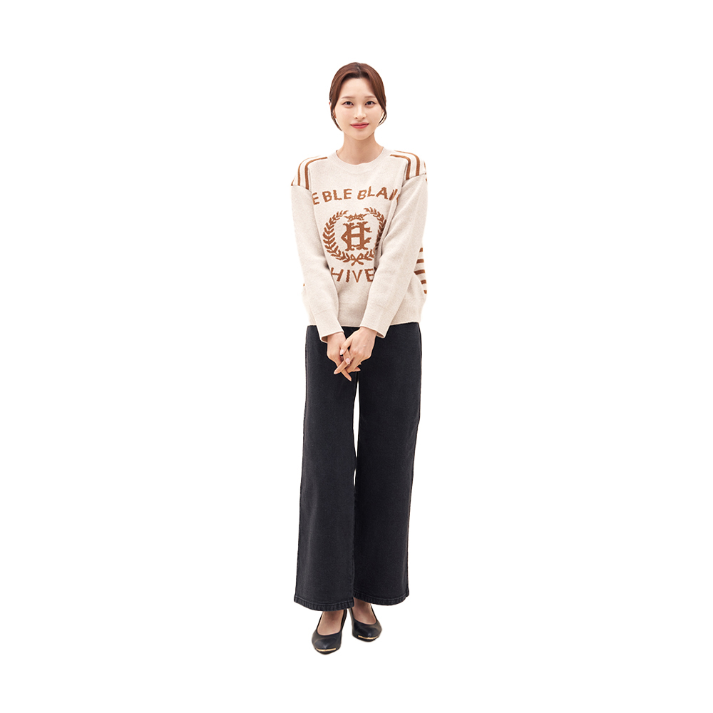 샤트렌 샤트렌 직영 밴드 워시드 데님 와이드팬츠 GY GY HCCWDP208 596033