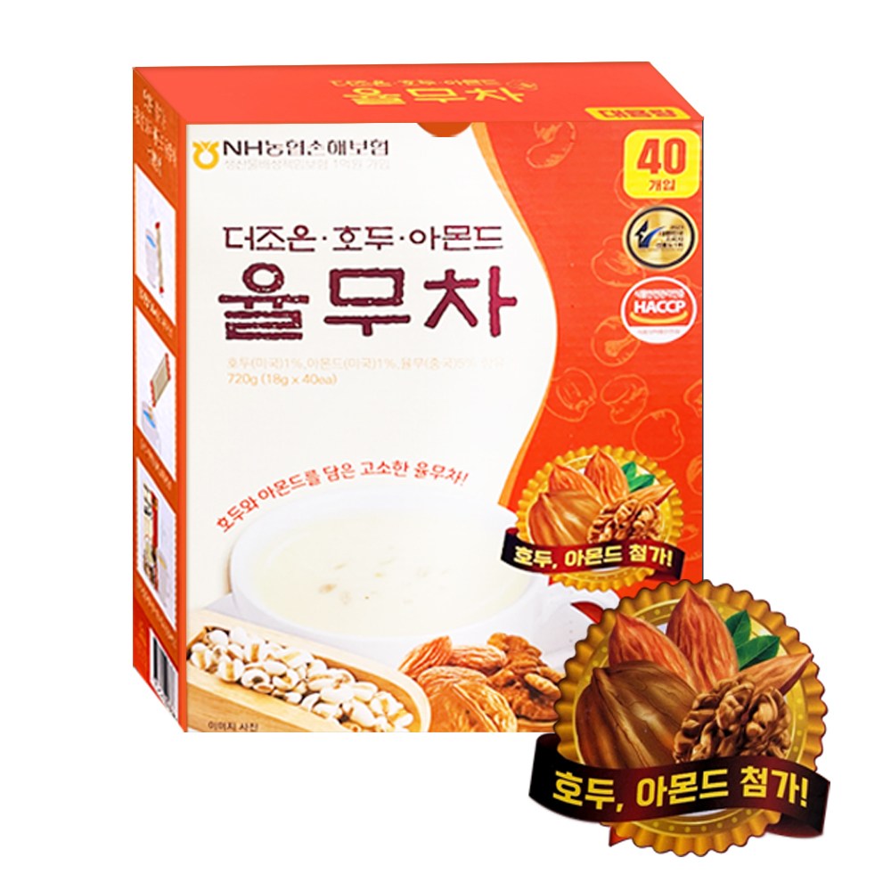 더조은 호무 아몬드율무차 18g x 40입