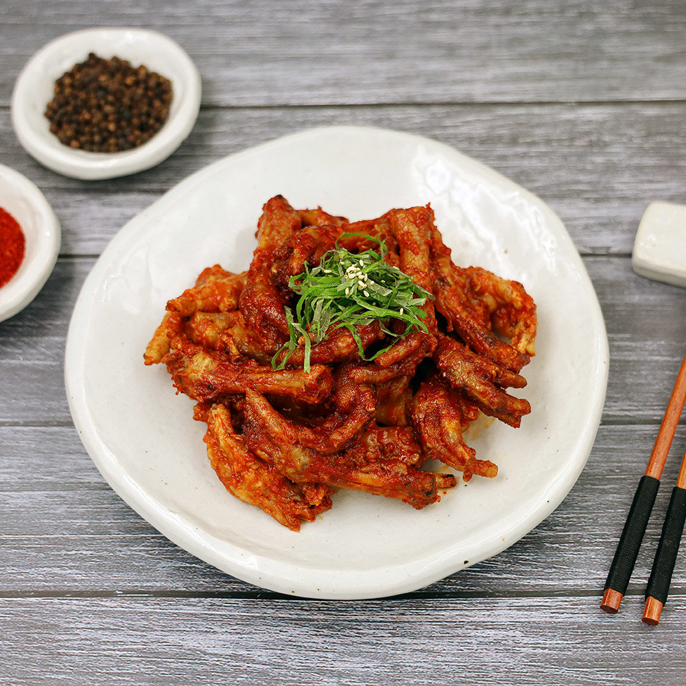 정성 숯불 통뼈 닭발 250g