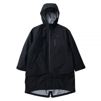 HURLEY 팬텀 쓰리레이어 롱 코트 - MJK2200007-BLK