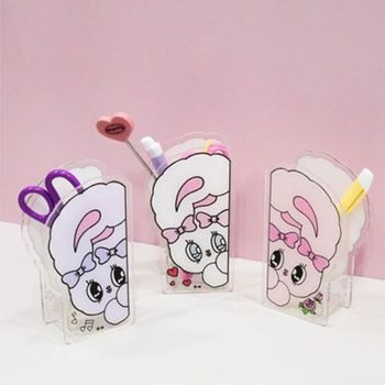 아크릴 연필꽂이 사무용품 필기도구 책상정리함