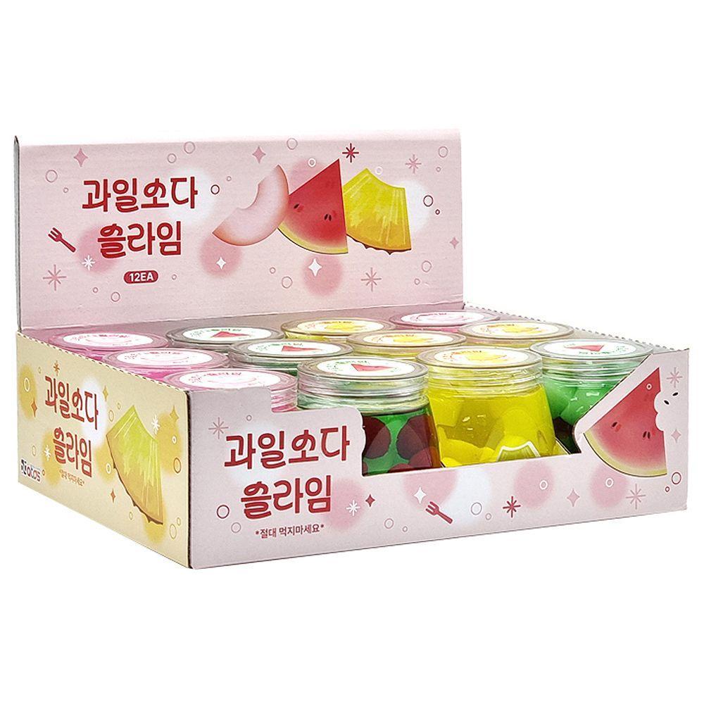 과일소다 향기슬라임 12개
