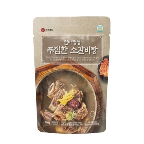 찬스푸드클럽 찬스푸드 엄마정성 푸짐한 소갈비탕 700g