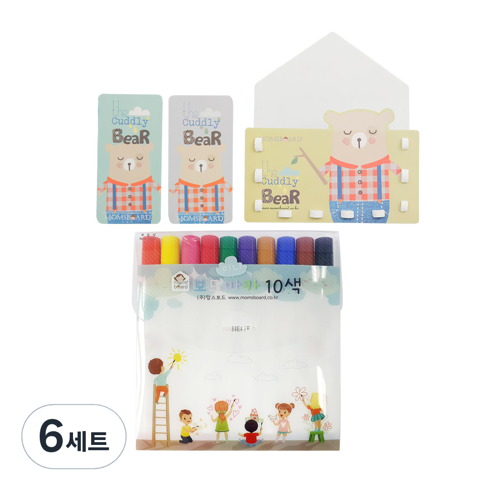 맘스보드 맘스보드 맘스 베이직 3종 세트 커들리베어 5세트