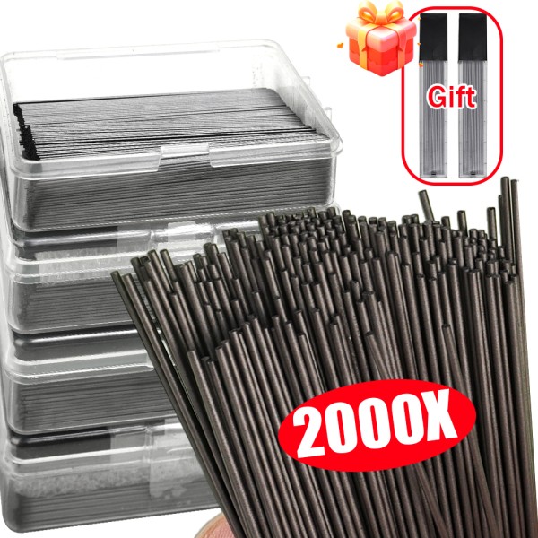 다모아문구대용량 기계식 펜슬 리드 리필 교체 가능한 2B 펜 학생 문구 0 2000 PCs s 1000PC
