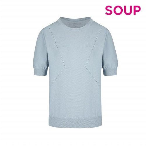 SOUP 숲 조직 변형 라운드 니트 OY4SKC0