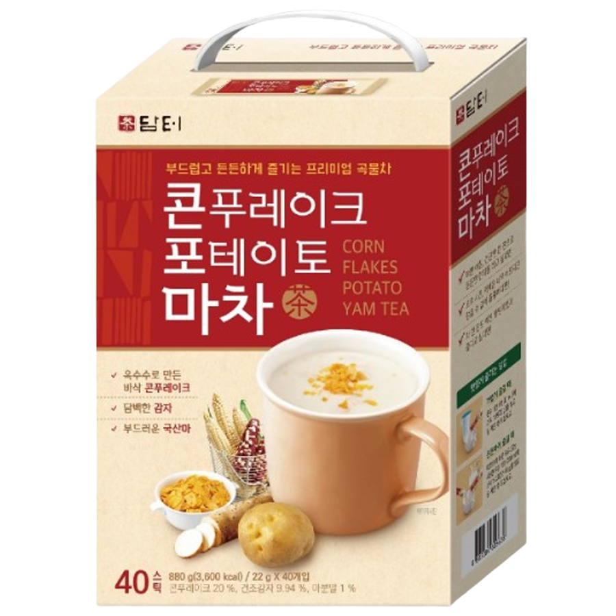 담터 담터 담터 콘푸레이크 포테이토 마차 22g 40개입 1개