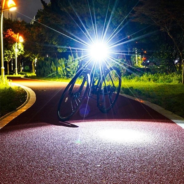 자전거 전면 후면 조명 고휘도 헤드 라이트 Mtb 미등 LED 세트 야간 주행 경고 램프 사이클링 부품