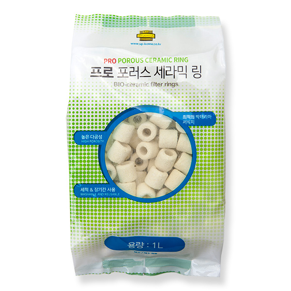 유피코리아 프로 포러스 세라믹 링 여과재 1L 1개