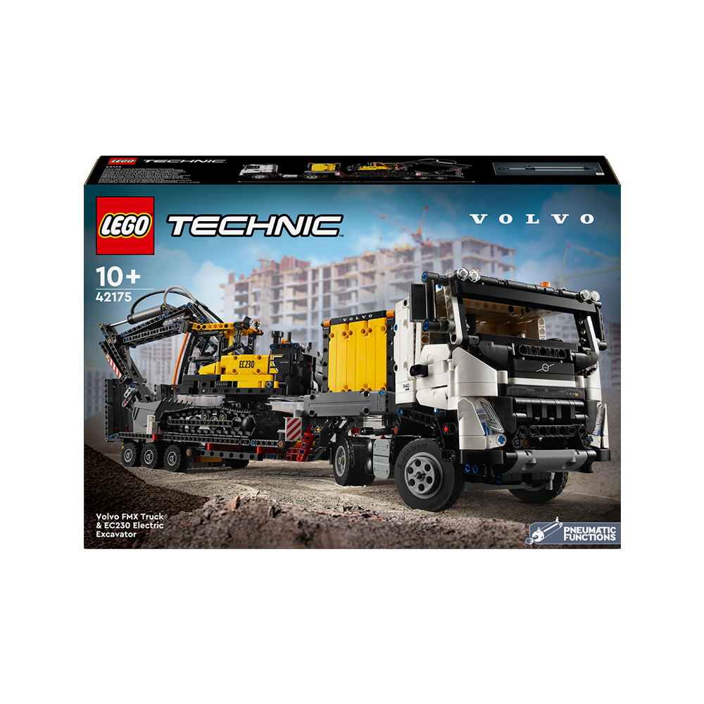 레고 테크닉 Volvo FMX 트럭 및 EC230 전기 굴착기 42175