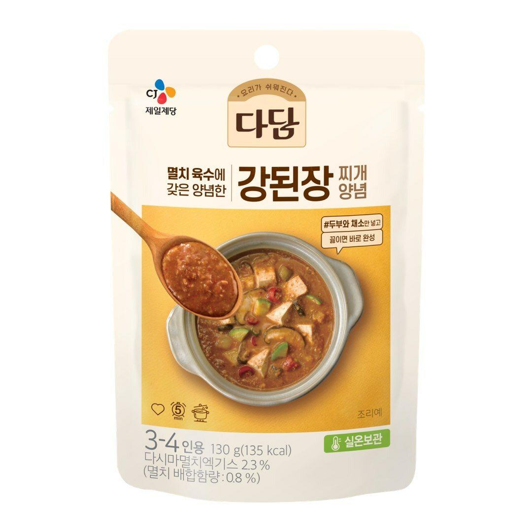 CJ제일제당 백설 다담 강된장 찌개양념 130G