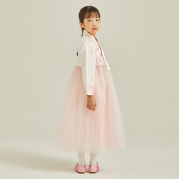 이랜드리테일 로엠걸즈 로엠걸즈 레이스 한복 원피스 RGOW22A1P